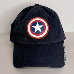 Universal Studios Adult Captain America Marvel Baseball Hat NWT